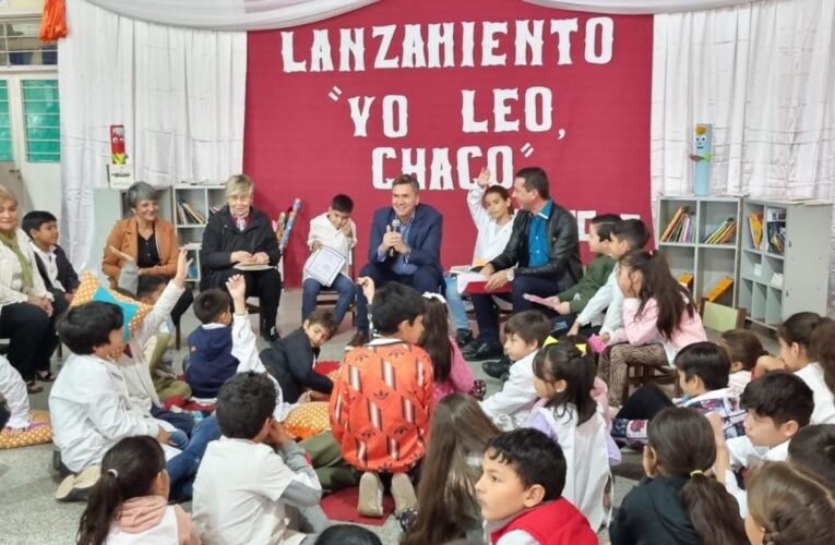 YO LEO, CHACO: DESDE LA ESCONDIDA, EL GOBERNADOR PRESENTÓ NUEVO PROGRAMA DE PROMOCIÓN DE LA LECTURA.